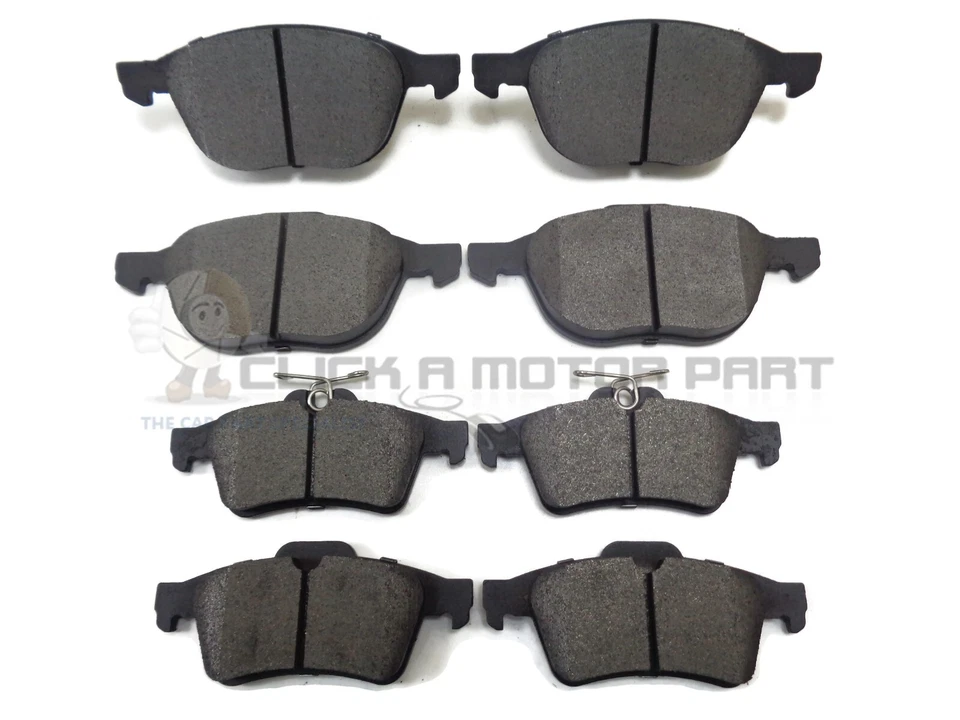 FORD FOCUS MK2 1.4 1.6 2.0 2005-2010 FRONT & REAR BRAKE DISC PADS NEW FULL SET - Image 1 of 1