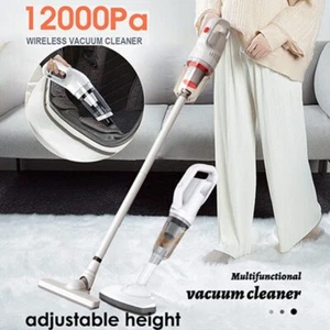 12000pa Portable Cordless Car Vacuum Cleaner Rechargeable Hand Held Dust Buster - Picture 1 of 12