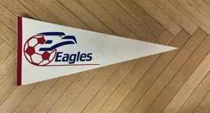 APSL New Jersey Eagles Vintage Defunct Circa 1990 Team Logo Soccer Pennant - Picture 1 of 1