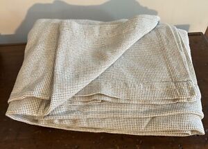 AREA HOME Henry 100%Cotton lightweight BLANKET woven grey/offwhite modern DWR