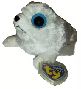 Ty Beanie Boos - ICEBERG die weiße Robbe 6 Zoll NEU MWMTs Plüschtier Stofftier Spielzeug - Bild 1 von 10