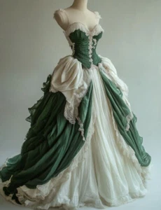 Vestidos de noche góticos victorianos con tirantes de espagueti sin espalda plisados vestidos de graduación - Imagen 1 de 6