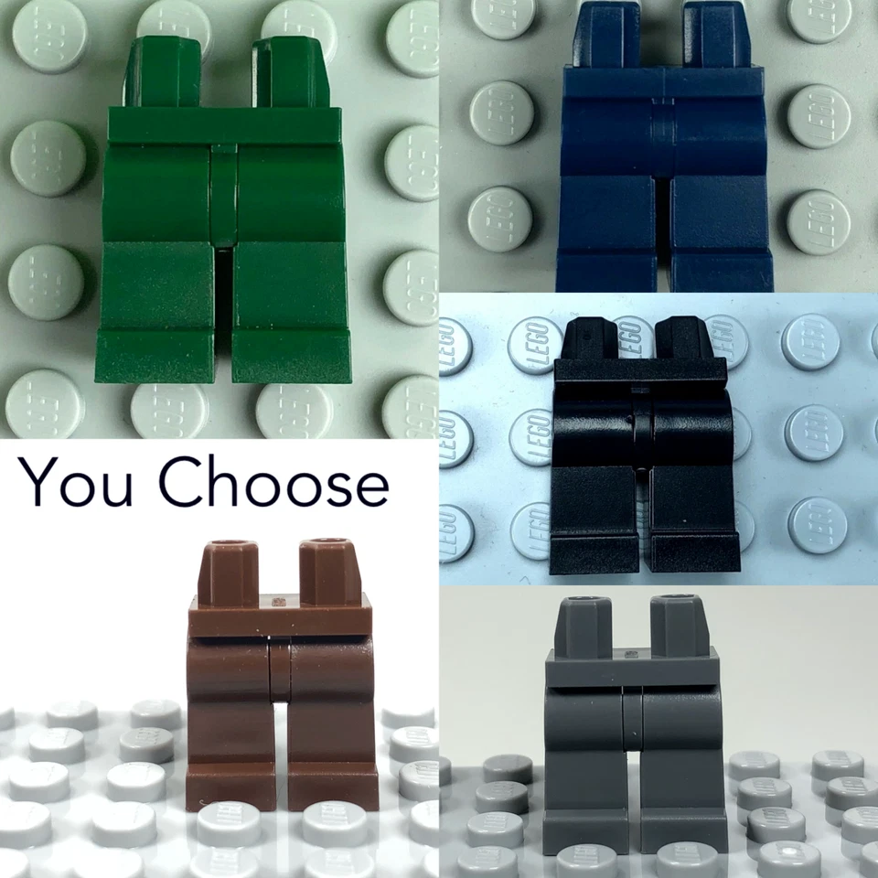 LEGO Minifigura Caderas y Piernas Conjunto (x1) Minifigura Piernas 970c00 - Tú eliges el Color Foto 1 de 1