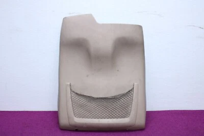 BMW E46 325ci 330ci Asiento del conductor delantero izquierdo Respaldo Cubierta Panel de ajuste Beige OEM Foto 1 de 4