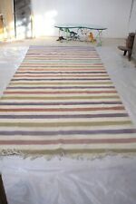 ABC Carpet Home Mid Century Vintage Turkish Kilim Area Rug 14 Feet by 70 Inches