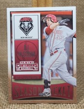 2015 Panini Contenders DJ Peterson Season Ticket Card #30 New Mexico Mariners A3