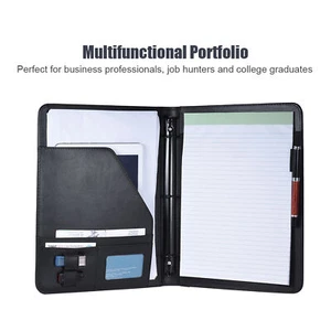 Professional Business Portfolio Padfolio Folder Document  Organizer A4 I9L8 - Picture 1 of 11