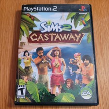 Sims 2: Castaway - PlayStation 2 - PS2 - COMPLETE W/ Manual - Simulation Game