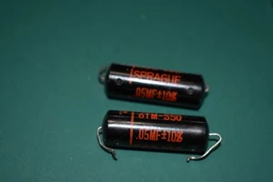 Sprague .05 uF 600 V Receptor de Audio Guitarra Amplificador Condensadores de Tono Par Probado - Imagen 1 de 3