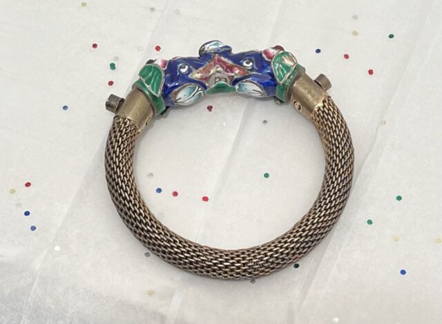 Antique Moroccan Silver Bracelet | Vintage Ethnic Jewellery & Adornment