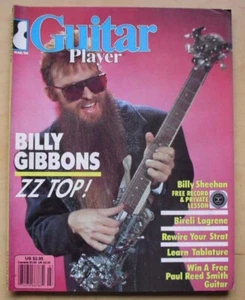 ZZ TOP GUITAR PLAYER MAGAZINE MARCH 1986 BILLY GIBBONS COVER WITH FEATURE INSID - Picture 1 of 1