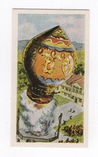 Tea Transport Trade Card 1961. Montgolfier Balloon