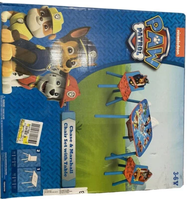 Деревянный детский стол и стулья для хранения Nick Jr. PAW Patrol от Delta Children - Изображение 1 из 4