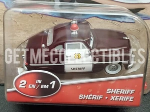 DISNEY PIXAR CARS COLOR CHANGERS SHERIFF RED/BLACK SAVE 6% GMC - Picture 1 of 3