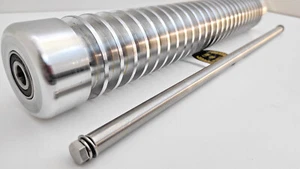 Wiehle Grooved Front Roller (Alu6061) & Shaft (ss304) for Rolux X17 CNC Billet - Bild 1 von 9