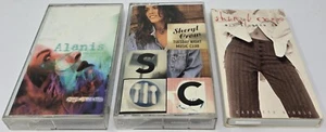 Cassette Tape Lot: Alanis Morissette "Jagged Pill" & Sheryl Crow "Tuesday Night" - Picture 1 of 6