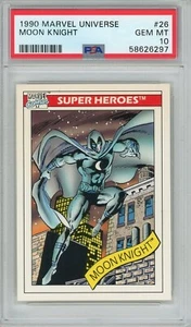 1990 Marvel Universe #26 Moon Knight PSA GEM 10 - Picture 1 of 2