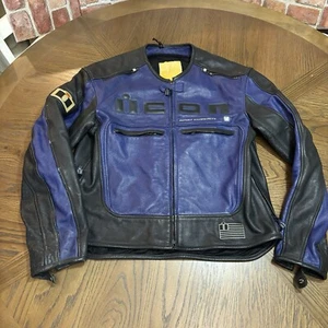 ICON Motorhead Asphalt Technologies Armored Leather Motorcycle Jacket XL - Picture 1 of 24