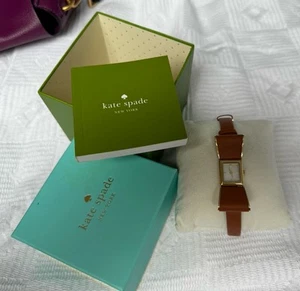 Brand New Kate Spade Kenmare Watch Tawny Brown Strap Leather - Picture 1 of 24