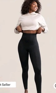 Empetua by Shapermint Womens L High Waisted Shaping Leggings Black 42055 96/4 - Picture 1 of 9