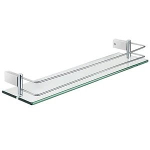 SAYAYO Tempered Glass Shelf Bathroom Shelf Wall Mounted 20 inches, 8MM - Picture 1 of 5