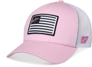 ALPINESTARS FLAG SNAPBACK HAT PINK/WHITE - Picture 1 of 1