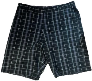 Burnside Men's Plaid Bermuda Plaid Shorts Size 36 Y2K Grunge Hip Hop Excellent! - Picture 1 of 11