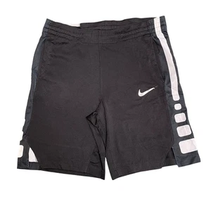 Pantalones Cortos de Baloncesto Nike Elite Para Hombre Grandes Negros Malla Cintura Elástica Ajuste Atlético - Imagen 1 de 3