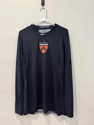 Camisa de béisbol/fútbol Princeton Tiger Nike Pro Combat Team emitida grande Foto 1 de 4