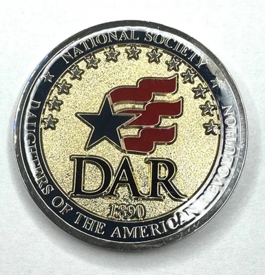 National Society Daughters Of The American Revolution Medal 2019-2022 DAR 🇺🇸 - Image 1 of 4