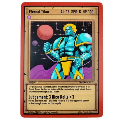Eternal Titan 050/150 LEGENDARY Ward Trading Card Game TCG 2nd Edition Gen 1 NM - Image 1 of 2