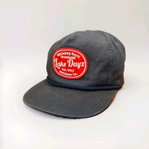 Whiskey Bent Hat Co Lake Days Snapback Rope Bill Cap - Foto 1 di 6
