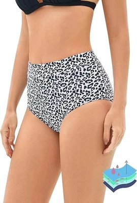 Period Swimwear Leakproof Menstrual Bikini Brief Bottoms Waterproof  Size: Small - Image 1 of 4