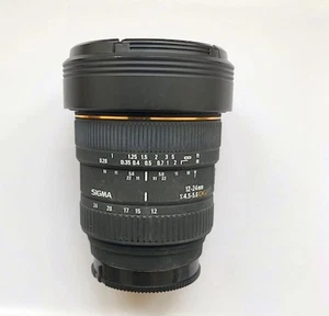 SIGMA 12-24mm f4.5-5.6 EX DG Lens + Caps - Sony / Minolta A Mount - Picture 1 of 5