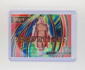 Dragon Lee Sensations Red Wave Prizm #/149 / 2024 Panini Select WWE - Bild 1 von 3