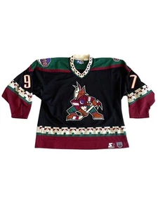 Vintage genähtes JEREMY ROENICK PHOENIX COYOTES STARTER TRIKOT XXL EUC - Bild 1 von 7