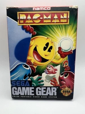 PAC-MAN NAMCO (Sega GameGear, 1990) CIB Complete w/ Manual - Image 1 of 4