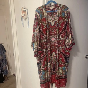 WOW Altar’d State Multi Color Paisley Rayon Kimono Sz Large NWT - Picture 1 of 11