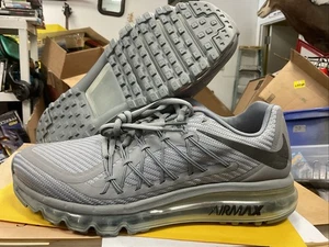 Nike Air Max 2015 Running Shoes Cool Grey Athletic Sneakers CN0135-002 Size 10.5 - Picture 1 of 6