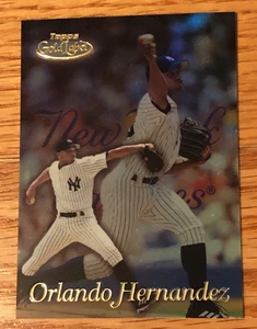 Orlando Hernandez 1999 Topps Gold Label CLASS 3 Refractor #55 - Yankees RARE SP - Picture 1 of 2