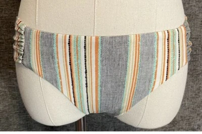 Traje de baño Lucky Brand acanalado Cali informal estampado parte inferior de bikini LK0CD96 mediano nuevo Foto 1 de 4