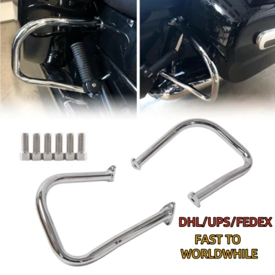 2X Highway Bars Saddlebag Bars For Indian Chief Chieftain Roadmaster Dark Horse - Image 1 of 4