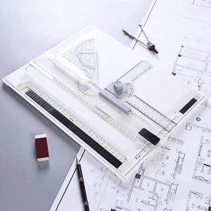 Portable A4 Drafting Table with Parallel Motion Accessories for - Picture 1 of 7