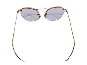 Vintage Brille Gold Drahtgestell gestempelt /01/10-12KGF mit Original Lederetui - Bild 1 von 7
