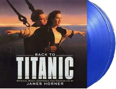 BACK TO TITANIC - ORIGINAL MUSIC - 2-LP - BLUE VINYL - #'RD RARE - EXTRAS - NEW! - Image 1 of 4