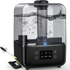 Top Fill Ultrasonic Humidifier for Large Room - 3 Mist Levels, Auto Shut-Off