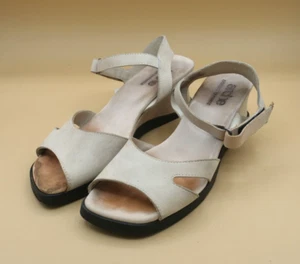 Arche Saolme sandals Nubuck Leather Strappy Shoes Taupe Size 39 - Picture 1 of 6