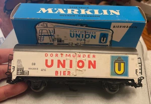 Vintage Train Märklin 4634 Dortmunder Union Beer Truck Freight with original box - Picture 1 of 6