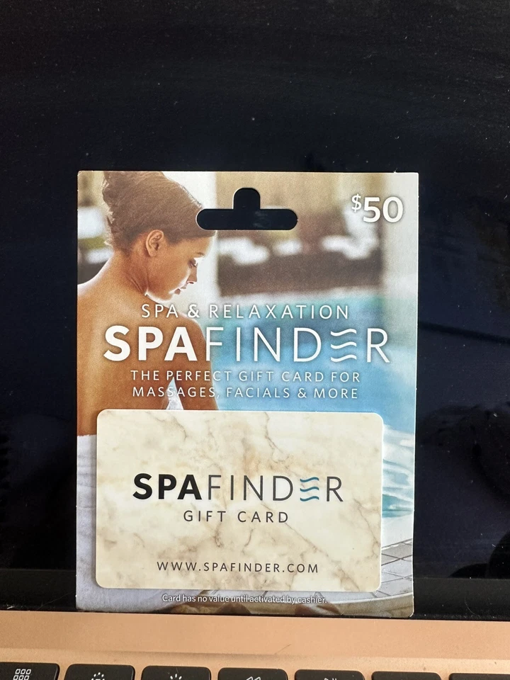 SpaFinder Gift Card - $50 Value Expires March 2028 - Image 1 of 1