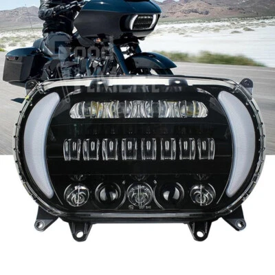 Luces laterales LED de giro de faros deslizantes para Harley Road Glide para motocicleta Foto 1 de 4